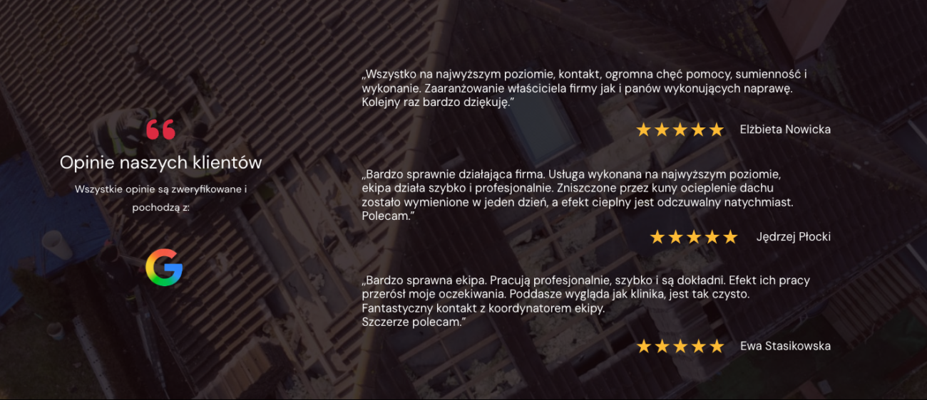 StopKuna.pl - naprawa dachu po kunach