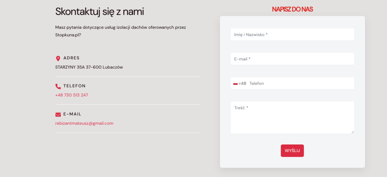 StopKuna.pl - naprawa dachu po kunach